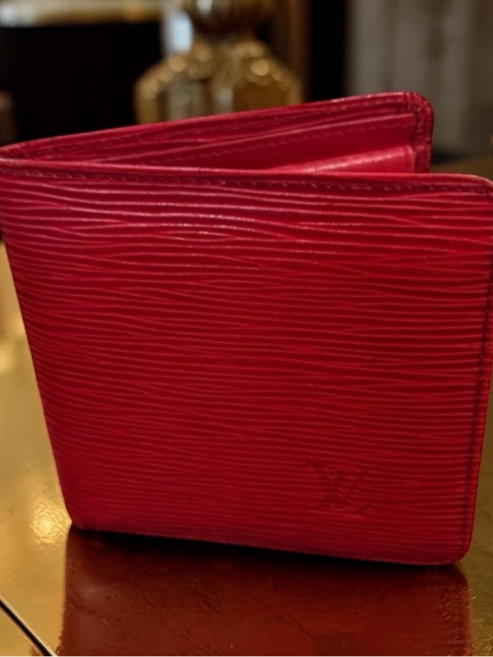 Louis Vuitton Leather Epi Wallet